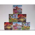 6 DINOSAUR JIGSAWS PARTY BAG FILLERS/CHILDREN