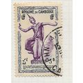 CAMBODIA 1951 ASPARA DANCING LADY WOODLAND SPIR...