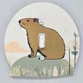 Capybara Light Switch Cover Cute Adorable Roden...