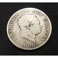 1818 George lll Silver Half Crown 0.925
