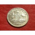 1911 George V threepence - Australia.