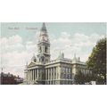 Town Hall Portsmouth Hampshire Postcard (HAM1898)