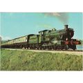 Railway Postcard GWR 7827 Lydham Manor Kingswea...