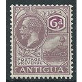 Antigua 1921 SG75 6d Dull & Bright Purple Mount...