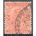 India 1932 - KGV 2a vermillion - used 3