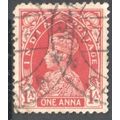 India 1937 - SG 250 - KGV1 1a red - used 6
