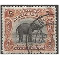 North Borneo 1925 SG281 5c Yellow-Brown Fine Us...