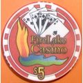 FireLake. $5 Casino Chip. Shawnee, OK. W97.