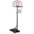 Adjustable Basketball Hoop System Stand with Wh...