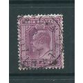 india stamp edward vfu sg133 sg 133 used purple