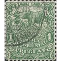 URUGUAY, MAMMAL, Cattle, green 1900, 1c