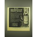 1944 Hennessy Cognac Brandy Ad