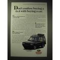 1997 Land Rover Discovery Ad - Don't Confuse 4x4