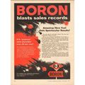 D-X SUNRAY OIL COMPANY 1957 Boron blasts sales ...