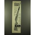 1962 Mossberg 642K Magnum Carbine Advertisement