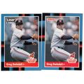 TWO Greg Swindell baseball cards 1988 Donruss &...