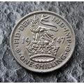 1947 George VI Cupro-Nickel Shilling 1/- Britis...
