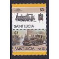 ST LUCIA 1986 LEADERS OF THE WORLD 5th SERIES T...