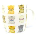 Dotty Kittens Mug Fine Bone China 9 CM