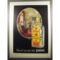 1955 Gordon's Gin Ad - There's no gin like Gordon's