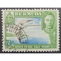 Bermuda: 1938-52 7.5d black, blue & yellow-gree...