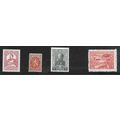 BULGARIA MIX 4 STAMPS MINT MH
