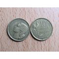 France Republic 1953B 10 Francs Coin