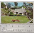 old postcard Selworthy, The Green & Parish Church