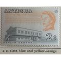Antigua 1969 2c Blue & yellow-orange Mounted Mi...