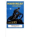 Harringay v Birmingham 1950 speedway programme