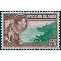 Pitcairn Islands 1940 2s 6d green & brown SG8 u...