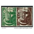 1943 SG 133/134 - #2 fine used (o)
