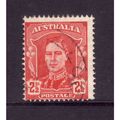 AUSTRALIA 1942 SG 206 2 1/2d SCARLET FINE USED#