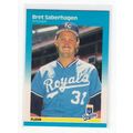 1987 Fleer Bret Saberhagen baseball card #397 –...