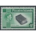 Pitcairn Island 1951 SG5b 4d Black & Emerald Gr...