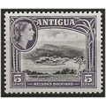 Antigua 1961 SG125 5c Black & Slate-Violet Moun...