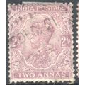 India 1912 - KGV - SG O84 - 2a mauve - used 2