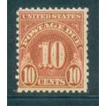 J84 10c Postage Due Barely Clears MNH Q3264