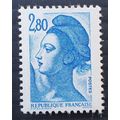 FRANCE: 1982 Liberty 2f.80 blue: SG2470 MNH