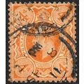 1904 -1910 New Value and New Colours - 4d orang...