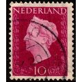 Netherlands 1947 Queen Wilhelmina 10c Used Stamp