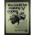 1972 Addressograph Multigraphics Total Copy System Ad