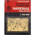 BIRMINGHAM & NORTHAMPTON FOLD OUT SHEET MAP no ...