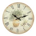 Wanduhr,Ø28 cm OLIVEN MDF-Holz, nostalgische Kü...