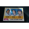 1981 Topps Card # 381 Chicago Cubs Future Stars...