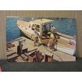 LOBSTER BOAT, MAINE, USA used postcard 1984 pm ...