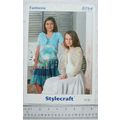 Vintage: Stylecraft 8194 boleros, fantasia, 20-...