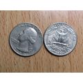 1980d USA Washington $1/4 Quarter Coin