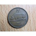 Ireland 1940 1/2d Halfpenny Coin
