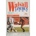 1993 programme Walsall v. Lincoln City, 27/2
